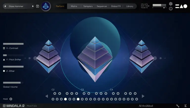 Pyramids Perform view
